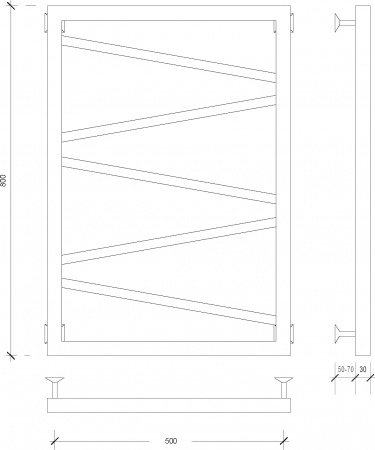 ����������������� ������� Secado ������ 80x50, ������ �������