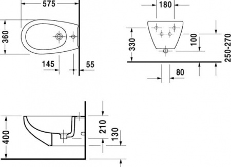 ���� ��������� Duravit DuraPlus 2532100000