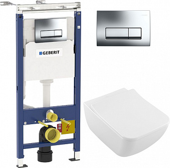 ��������  ������ ��������� Villeroy & Boch Venticello 4611RS01 ������������ + ������� ����������� ��� �������� Geberit Duofix ���������� 458.125.21.1