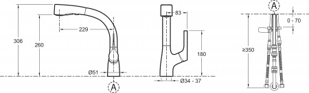 ��������� Jacob Delafon Elate E13963-CP ��� �������� �����