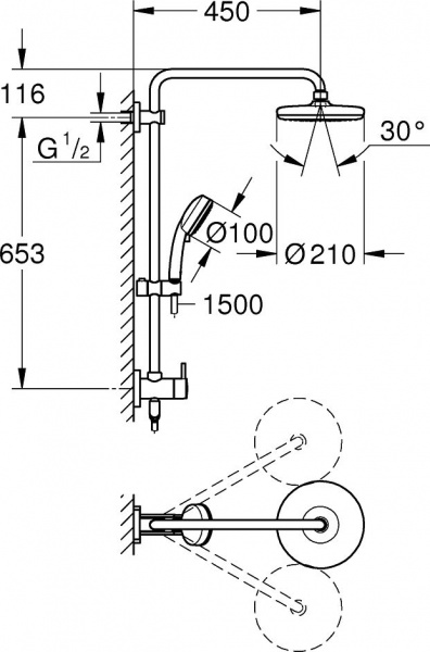 ������� ������ Grohe Tempesta Retro-fit 26190001
