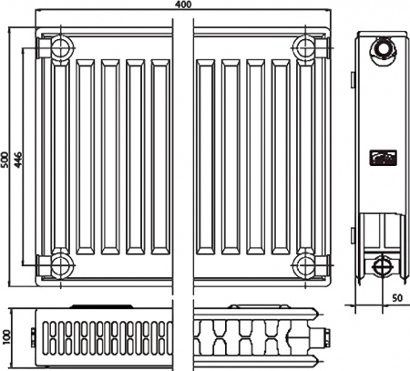 �������� �������� Kermi FKO 220500401N2Y ��� 22