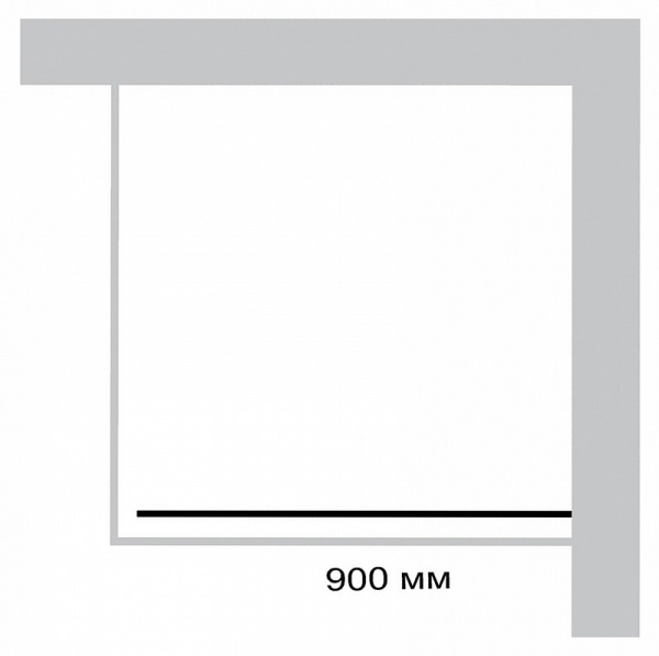 ������� ����� � ���� Huppe X1 120703.069.321 ��������� 90 ��