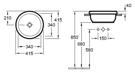 ���������� Villeroy & Boch Architectura 4165 40 01 alpin