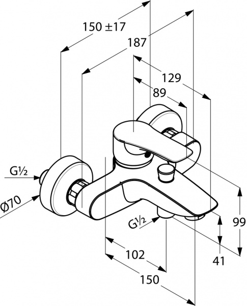 ��������� Kludi TERCIO 384820575 ��� ����� � �����