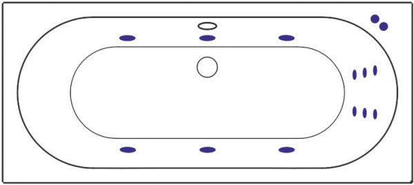 ��������� ����� Excellent Oceana WAEX.OCE18.LINE 180x80