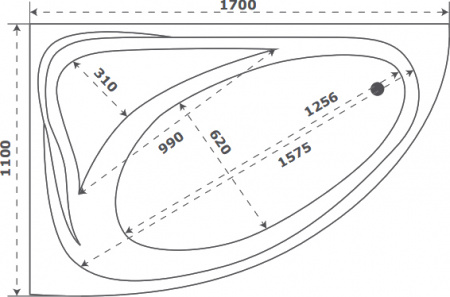 ��������� ����� Bas ����� 170x110 L