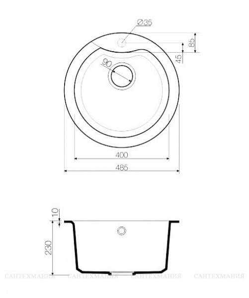 ����� �������� Omoikiri Yasugata 48R-BE ������