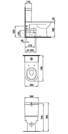 ������-������� Laufen Pro 2495.8.000.000.1