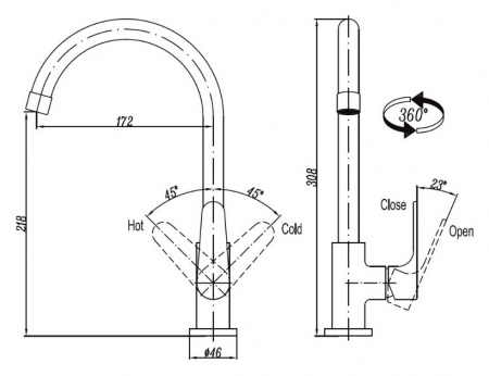 ��������� Cezares Laconico C LL25-BLC ��� �������� �����, �����
