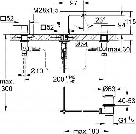 ��������� Grohe Eurocube 20351000 ��� ��������