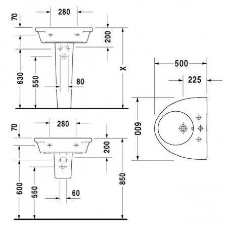  Duravit Starck 2 0411600000