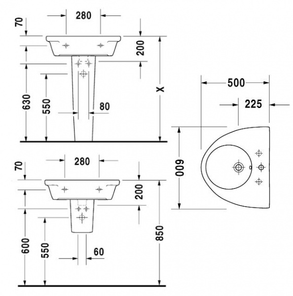  Duravit Starck 2 0411600000