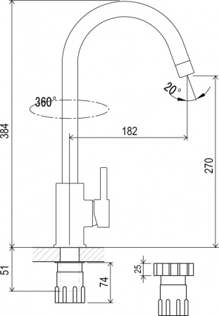 ��������� Ravak Suzan KM 016.00 ��� �������� �����