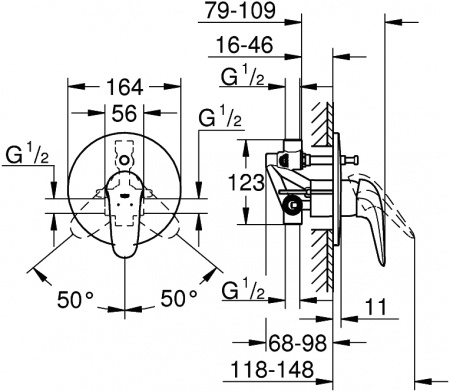 ��������� Grohe Eurostyle 23730003 � ���������� ������, ��� ����� � �����