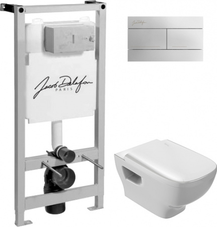 ��������  ������� ����������� ��� �������� Jacob Delafon E5504-NF + ���� ��� ������� ���������� Jacob Delafon Struktura EDE102 + ������ ����� Jacob De