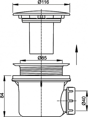 ����� ��� ������� AlcaPlast A49K