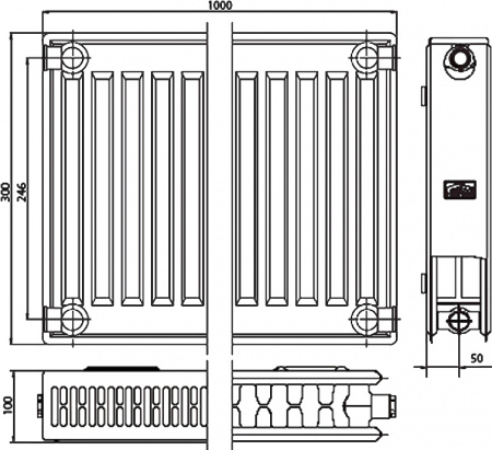 �������� �������� Kermi FKO 220301001N2Y ��� 22