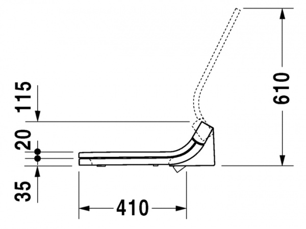 ������-������� Duravit DuraStyle Senso Wash 610200002000300