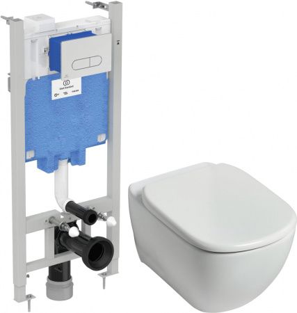 ��������  ������� ����������� ��� �������� Ideal Standard W3710AA 4 � 1 + ������-������� Ideal Standard Tesi T352701 � �����������, ����� ���� + ����