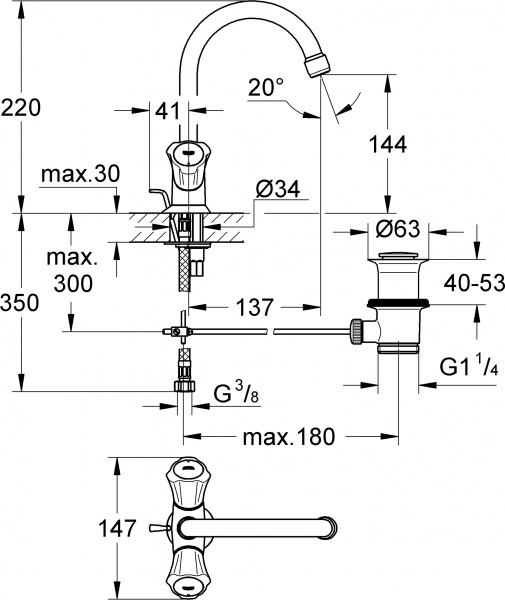 ��������� Grohe Costa L 21375001 ��� ��������