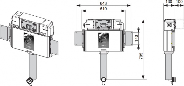 ������� ����� �������� ������� TECE TECEprofil 9041008