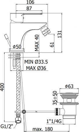 ��������� Paffoni Red RED135CR ��� ����