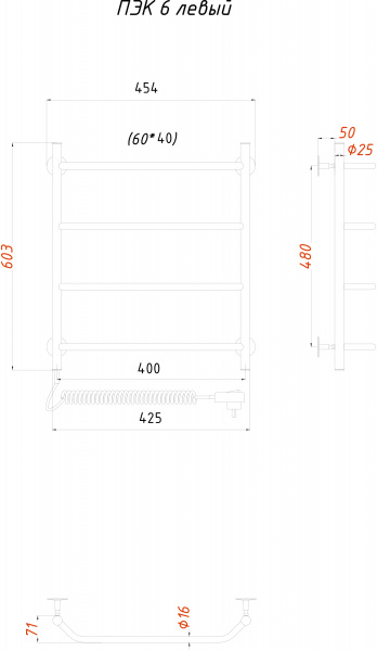 ����������������� ������������� ������ ��� 6 60x40, L