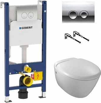       Geberit Duofix Delta 458.124.21.1 3  1    +   Jacob Delafon Presquile E4440