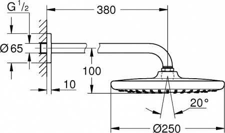 ������� ��� Grohe Tempesta 250 26663000