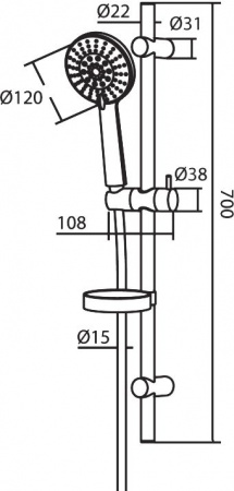 ������� �������� Damixa RedBlu Palace One 914100000