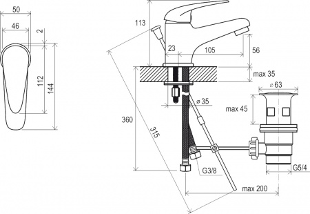 ��������� Ravak Suzan SN 011.00 ��� ��������