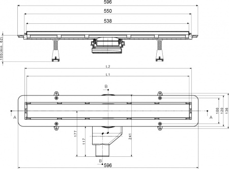   Pestan Confluo Frameless Line 550  