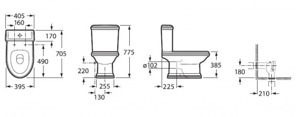 ����� ��� ������� Roca America 341495000