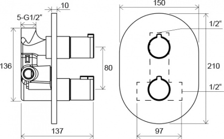  Ravak Chrome CR 064.00   ,  