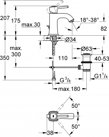 ��������� Grohe Grandera 23303000 ��� ��������