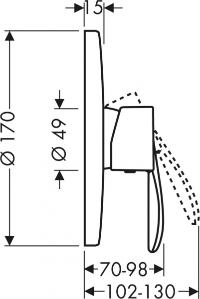 ��������� Axor Starck Classic 10615000 ��� ����