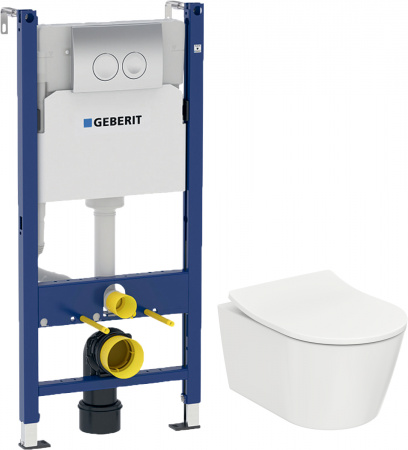 �������� ������ ��������� Toto RP CW552Y � ����������� + ������-������� � ����������� + ����������� Geberit Duofix Delta 458.124.21.1 3 � 1 � ������� �����