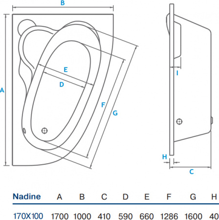 ��������� ����� Koller Pool Nadine 170x100 R