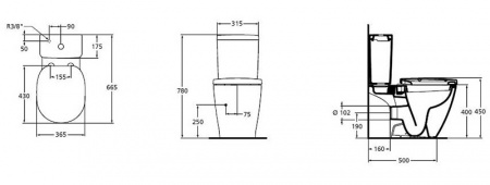 ������-������� Ideal Standard Connect ARC E803601