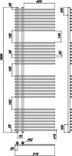 ����������������� ������� Ravak Style 516x1600