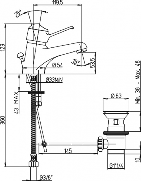 ��������� Paini Creta 30CR211R2LMKM ��� ��������