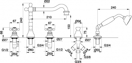 ��������� Migliore Arcadia ML.ARC-8380.BR �� ���� �����, ������