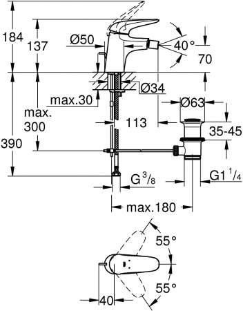 ��������� Grohe Wave 32288001 ��� ����