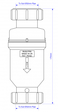 ����� ��� �������� McAlpine MRNRV32C-PB