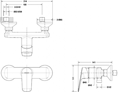 ��������� Bravat Rhein F9429564CP-01-ENG ��� ����