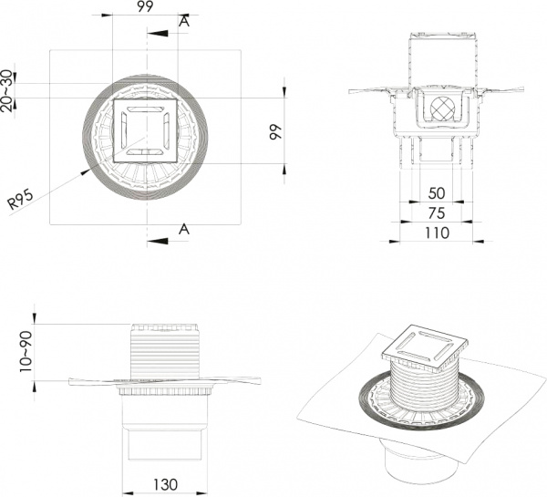 ������� ���� Berges Wasserhaus Zentrum Norma 091462 10 x10 ��, ����