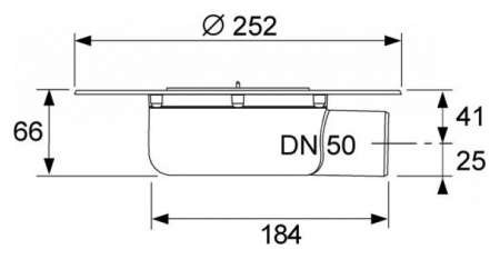 ���� ��� ���� Tece TECEdrainpoint S �������������� DN 50 ��� ������ � �������� 3601401