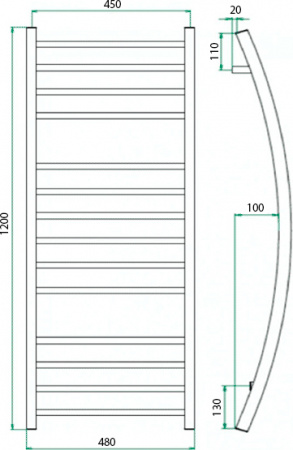 ����������������� ������� Grota Primo 48x120