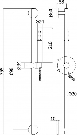 ������� �������� Paffoni Life ZSAL135NO